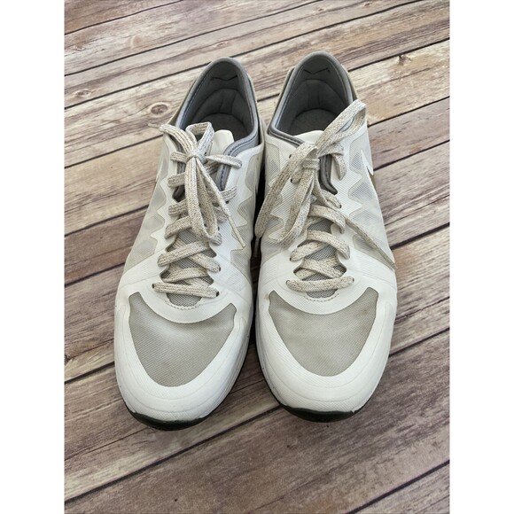 Nike Dual Fusion TR 3 White Gold Running Training Athletic Shoes Womens Size 9 - Picture 2 of 9